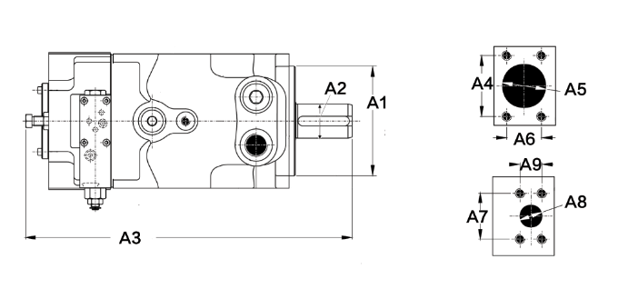 HZ-PV系列液压柱塞泵安装结构图